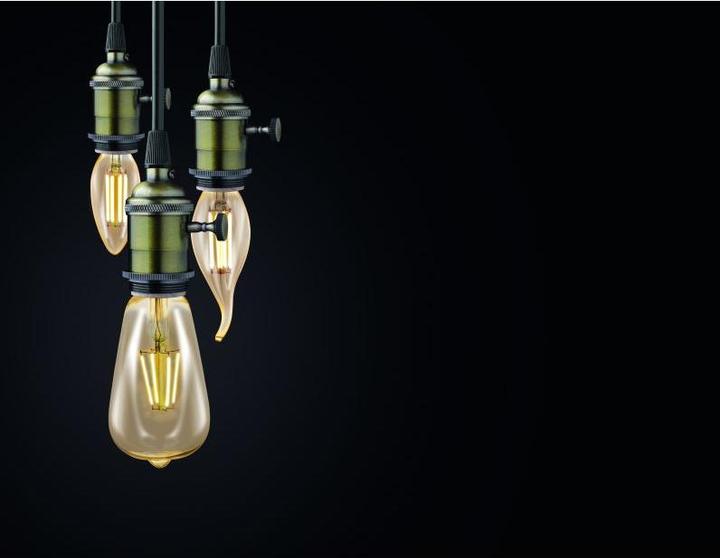 Actual product image EGLO amber (E27, 3.50 W, 220 lm, 1 x, A)