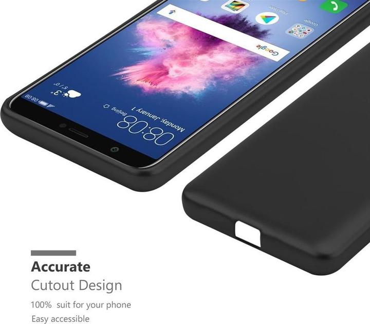 Actual product image Cadorabo TPU Matt Metallic Cover (Huawei Enjoy 7S, Huawei P Smart (2018))