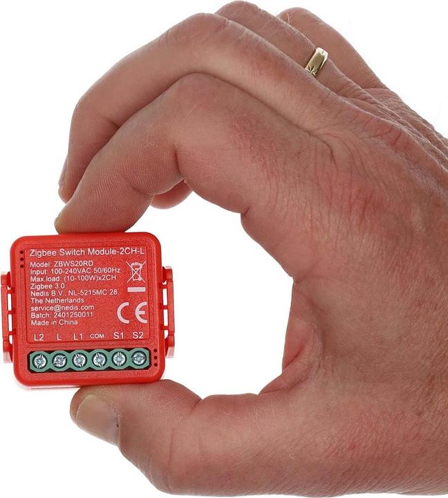 Produktbild Nedis SmartLife Power Switch | Zigbee 3.0 | 2x100 W | Terminal Anschluss | App erhältlich für: Androi