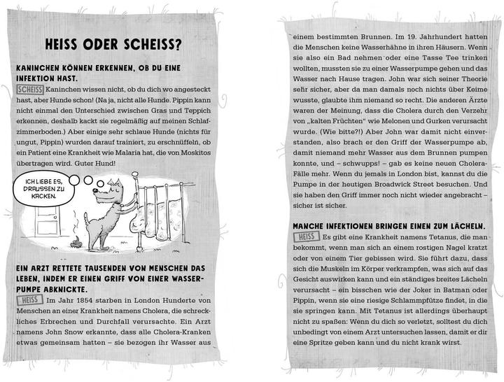 Produktbild Medizin – Echt eklig und schauderhaft schrecklich – Warum Pickel mit Krokodil-Kacke behandelt (Deutsch, Adam Kay, Julia Strohbach, Henry Paker, 2022)