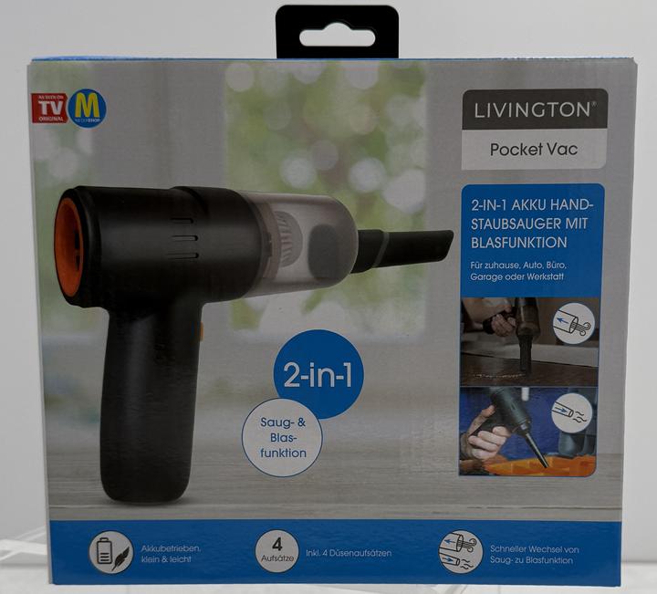 Actual product image Livington PocketVac