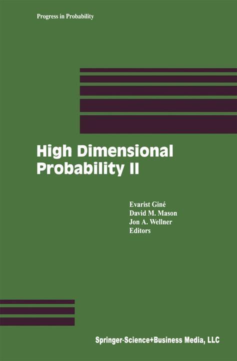 Immagine prodotto High Dimensional Probability II (Evarist Giné, David M. Mason, Jon A. Wellner, 2012)