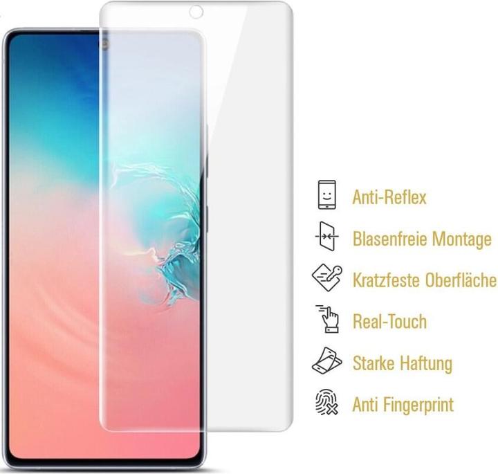 Produktbild Protectorking 3x Panzerfolie Anti-Shock matt entspiegelt (3 Stück, Samsung Galaxy S10 Lite)