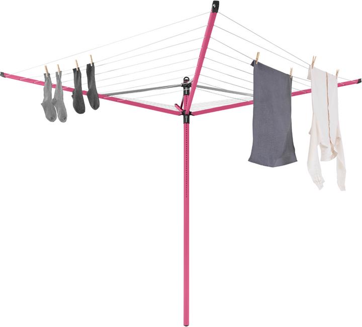 Actual product image Brabantia Lift-O-Matic 50 M - 45 mm tube with metal floor anchor (50 m)