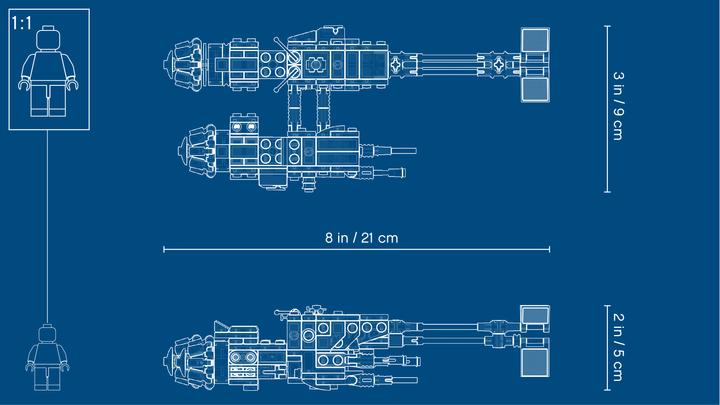 Image du produit LEGO Vélos Cloud-Rider Swoop (75215, LEGO Star Wars)