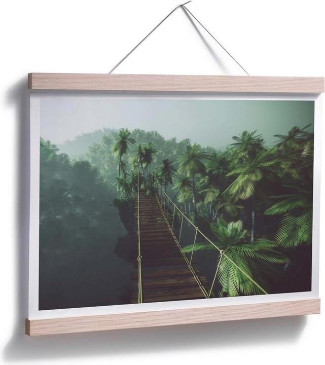 Produktbild Trenddeko Hängebrücke im Dschungel (40 x 30 cm)