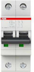Produktbild ABB S202-K20 Sicherungsautomat 20A pro M compact 2-polig