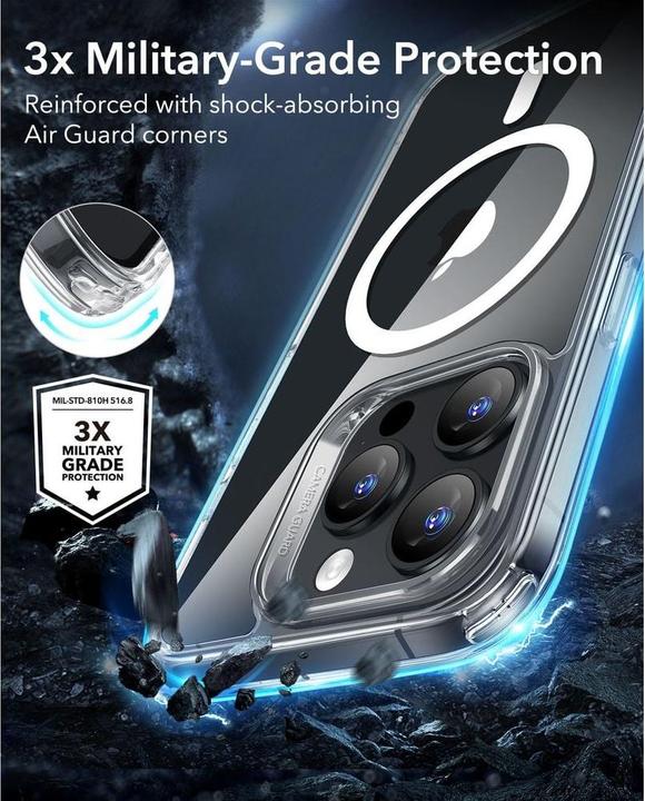 Actual product image ESR Classic Hybrid HaloLock Case (Apple iPhone 16 Pro Max)