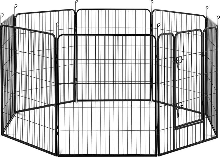 Actual product image Wiesenfield Dog Pen - with door - 8 modular segments - 100 cm height