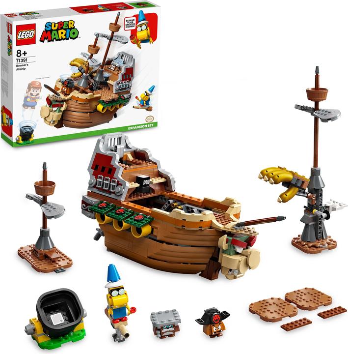 Produktbild LEGO Bowsers Luftschiff - Erweiterungsset (71391, LEGO Super Mario)