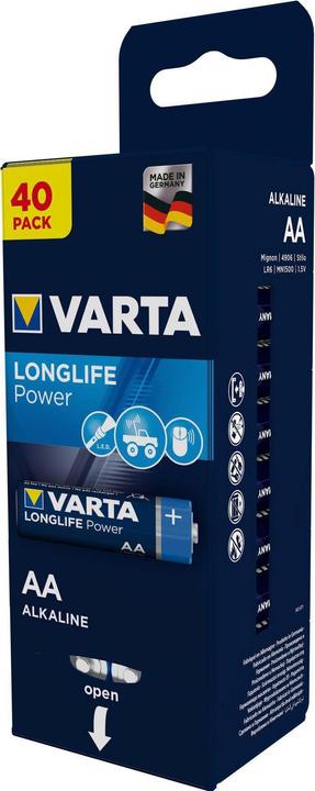 Varta Longlife Power (40 Stk., AA, 2960 mAh)