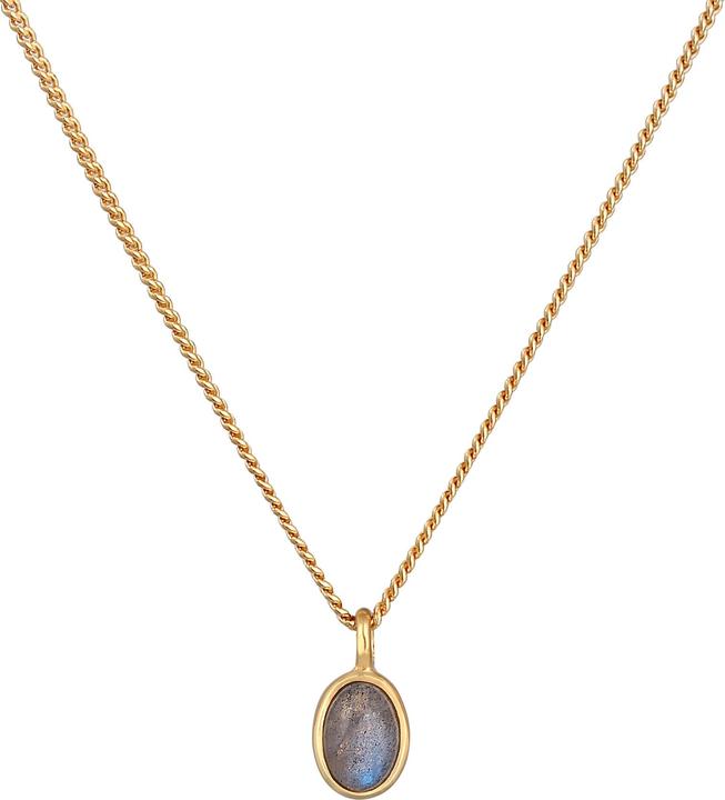Image du produit Elli Collier de pierres précieuses (375 Or jaune, Labradorite, 42 cm)