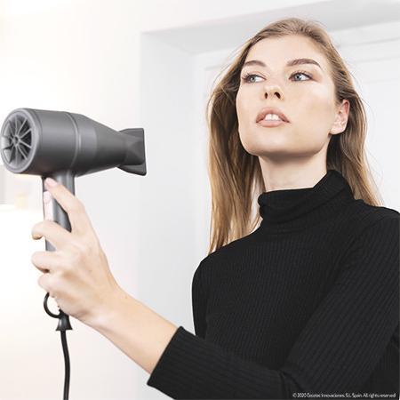 Actual product image Cecotec Bamba IoniCare 5500 PowerStyle Hair Dryer 1800W with HairCare Technology Dark Grey