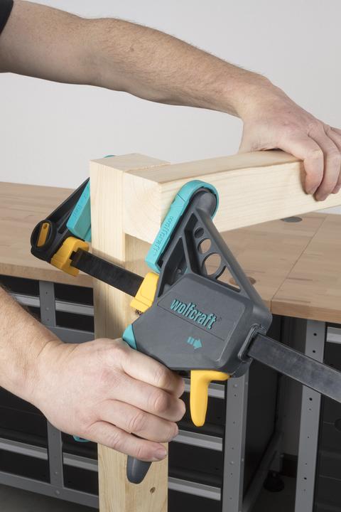 Produktbild wolfcraft wolfcraft 1 EHZ - Einhandzwinge PRO 100/700mm (700 mm)