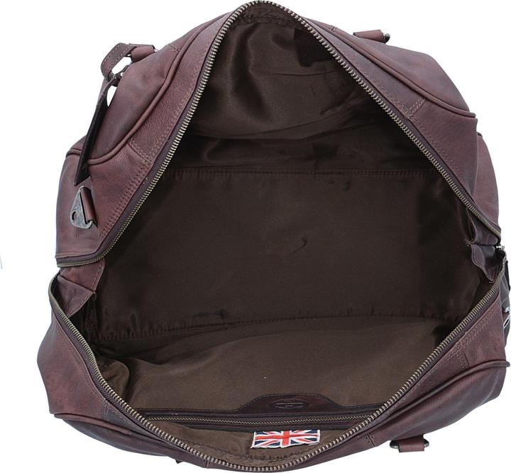 Actual product image Chesterfield Leren Reistas / Weekendtas Liam - 35 litres - Bruin (28 l)