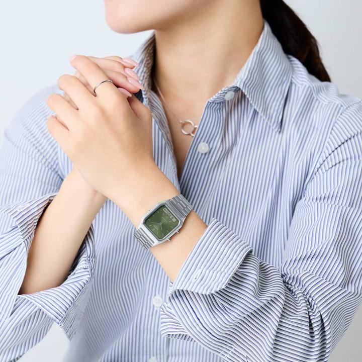 Immagine prodotto Casio AQ-230A-3AMQYES (Orologio digitale, Orologio da polso analogico, 38.80 mm)