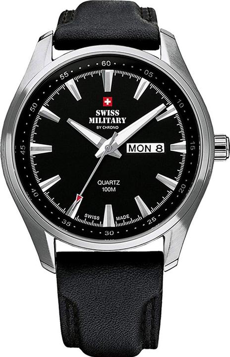 Actual product image Swiss Military quartz (Analogue wristwatch, 44 mm)
