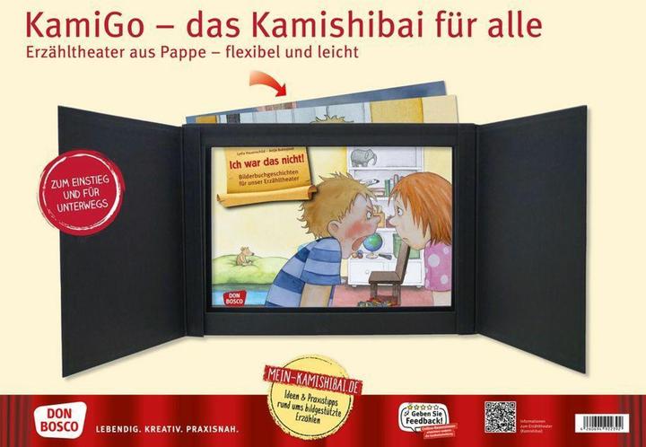 Produktbild KamiGo - das Kamishibai für alle. Erzähltheater aus Pappe - flexibel und leicht (Deutsch, Redaktionsteam Don Bosco Medien, 2024)