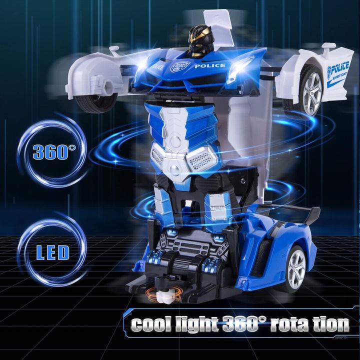 Produktbild Cbx RC Polizeiauto 2 in 1 Auto und Roboter