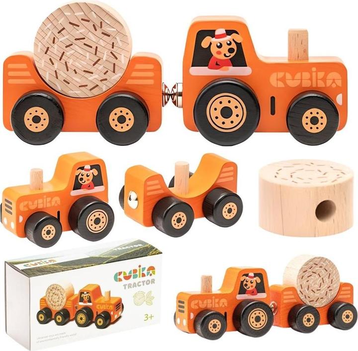 Produktbild Cubika Wooden toy "Tractor"