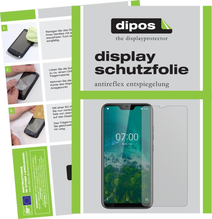 Image du produit Dipos Film de Protection d’écran Anti-reflet (2 pièce(s), Krüger & Matz Live 7)