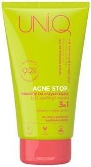 Actual product image Uni.Q Uni. Q Acne Stop. Natural Cleansing Gel 3In1 150ml (Gel, 150 ml)