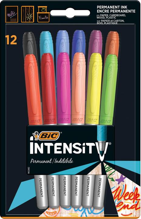 Actual product image Bic MARKING COLOR - Marker (Silver, 1.80 mm, 12 x)