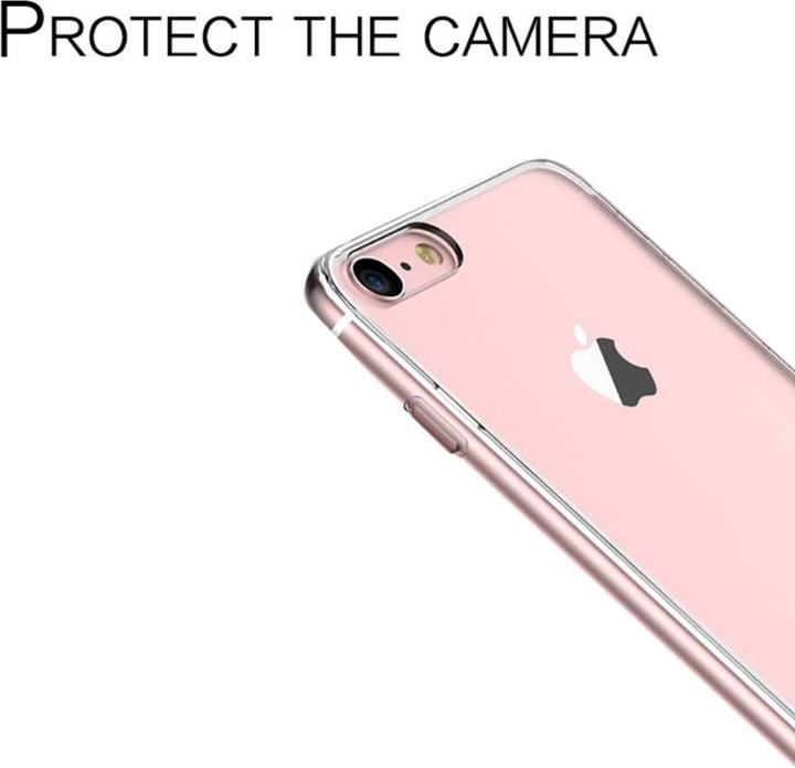Produktbild König Design Apple iPhone 8 Hülle Transparent Silikon Case durchsichtige Handyhülle (Apple iPhone 8)