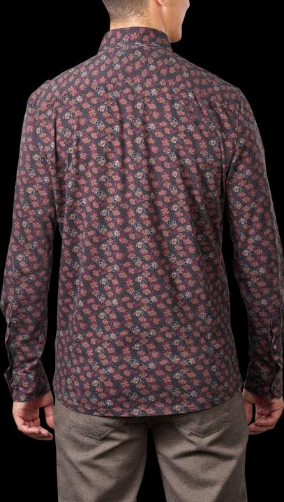 Produktbild Cinque Long Sleeve Cispace L Shirt Flower Print Dark Brown (L)