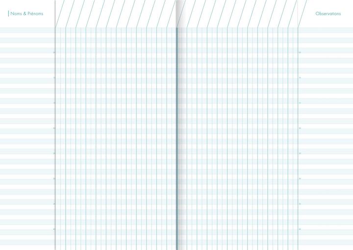 Actual product image Clairefontaine School grade book (A4, Lined, No binding)