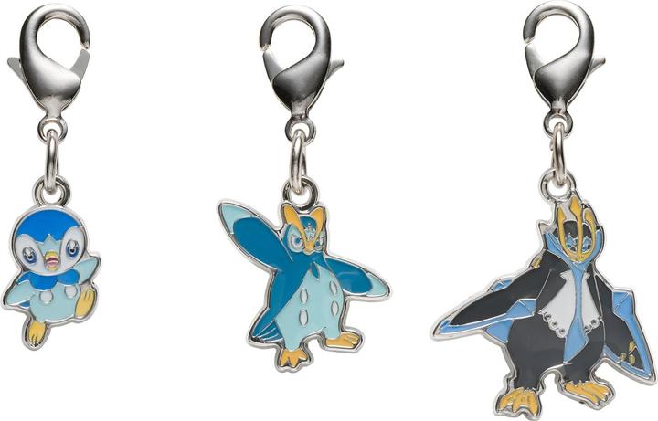 Pokémon Pokemon Center 2022 - Piplup Schlüsselanhänger - 3 Stück