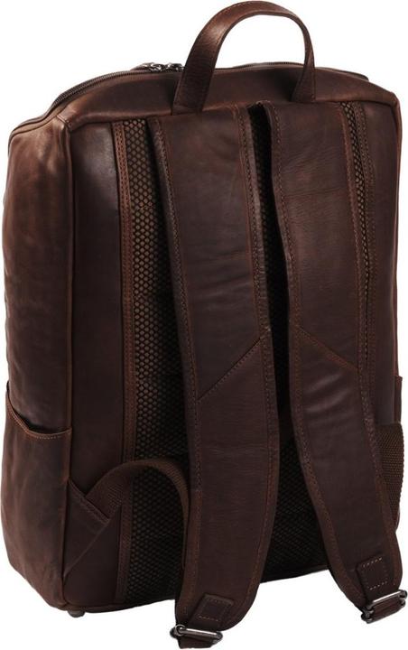 Image du produit Chesterfield Rich Leren Laptop Rugtas - 15,4 inch - Bruin (19 l)