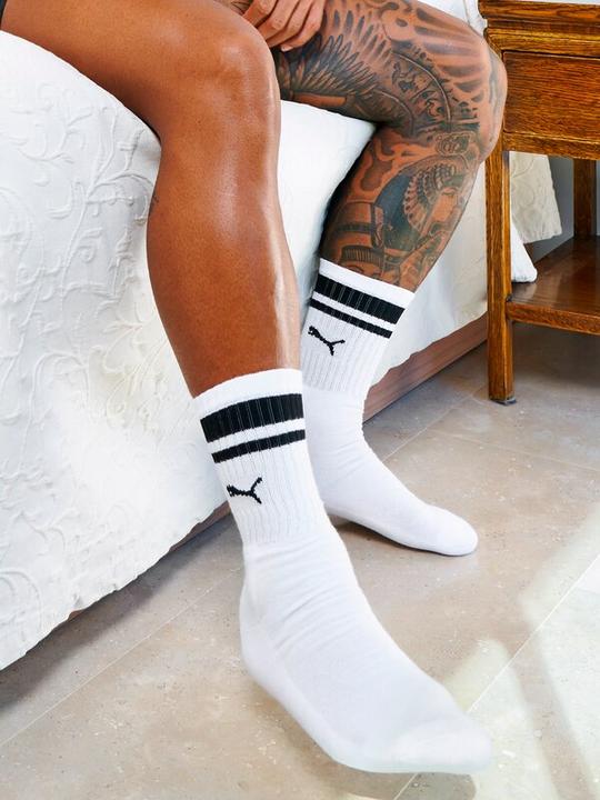 Produktbild Puma Crew Heritage Stripe Socken (2er Pack, 39 - 42)
