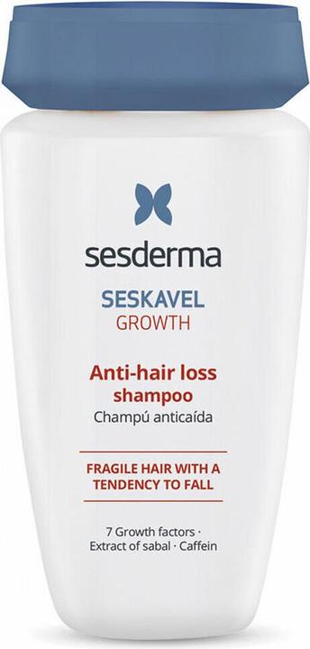 Actual product image Sesderma Seskavel Growth Anti-Hair Loss Shampoo 250 Ml (250 ml, Liquid shampoo)