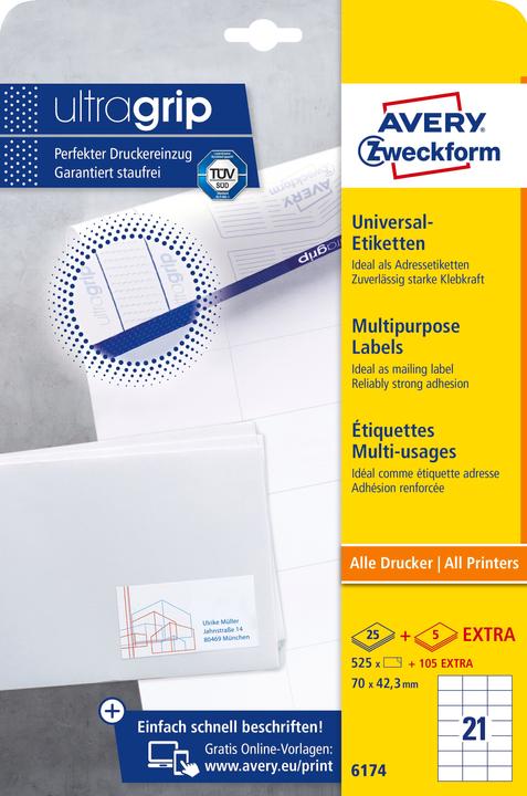 Produktbild Avery Universal-Etiketten