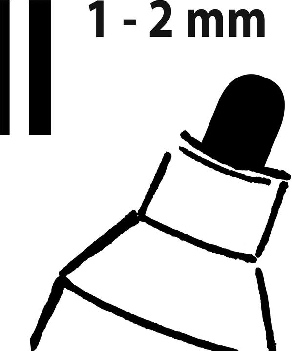 Actual product image Sigel Artverum chalk marker 20 + 50 Set (1-2 + 1-5 mm) (White, 5 mm, 2 x)
