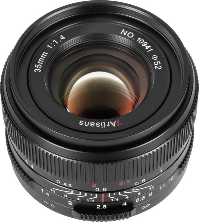 Produktbild 7artisans Festbrennweite 35mm F/1.4 Mark III FF Schwarz – Canon RF (Canon RF, Vollformat)