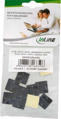 Image du produit InLine Socle de fixation (Boucles de fixation, 20 mm, 10 pcs)