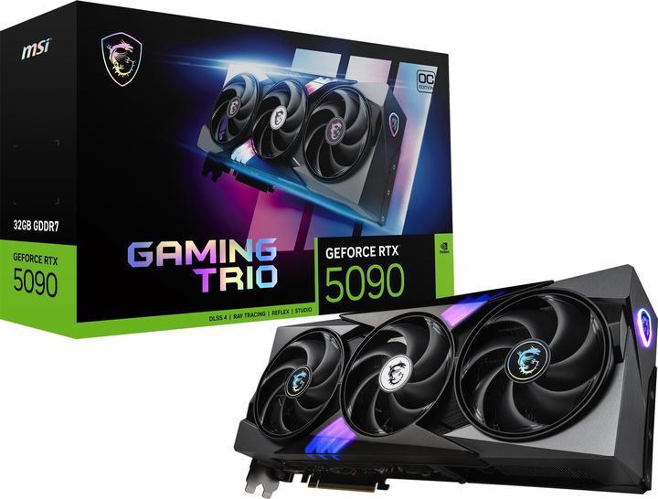 Image du produit MSI GeForce RTX 5090 32G GAMING TRIO OC (32 Go)