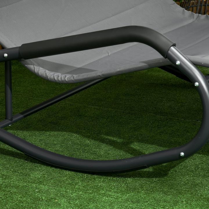 Produktbild Outsunny Doppel-Sonnenliege (200 cm)