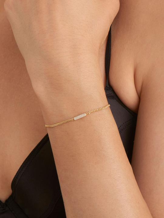 Produktbild Ania Haie Armband Glam Bar B037-02G Damen (16.50 cm, 925er Silber)