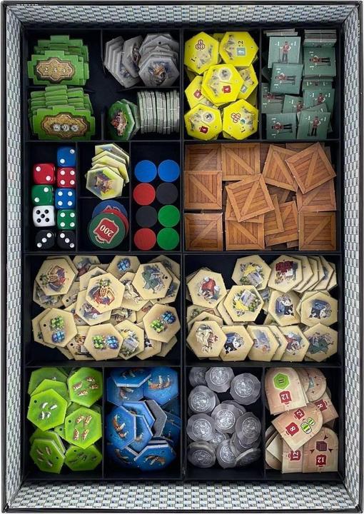 Produktbild Feldherr 3D32SET - Organizer für The Castles of Burgundy - Grundspielbox (Kunststoff)