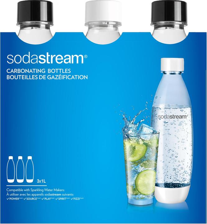 Productafbeelding SodaStream Waterfles FUSE, kunststof, pak van 3 (3x1 liter)