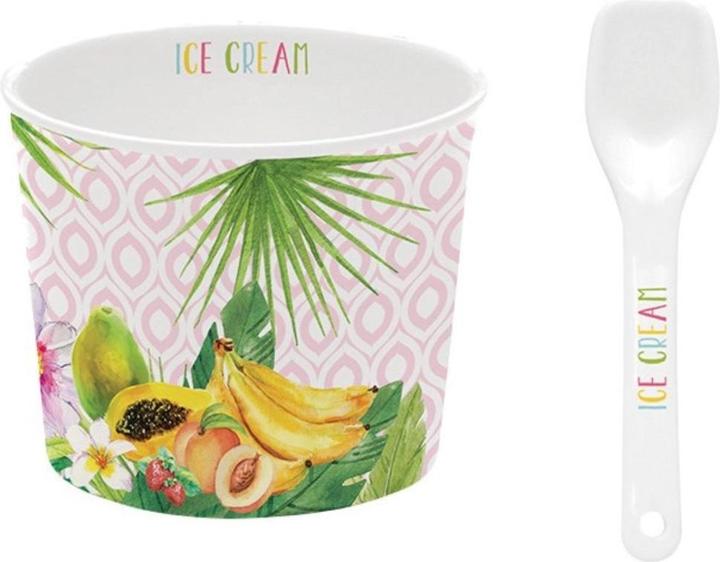 Produktbild Easy Life Ice Cream Porzellan Eisbecher in GB, "Banane, Ø 8.5 cm (8.50 cm, 1 x)
