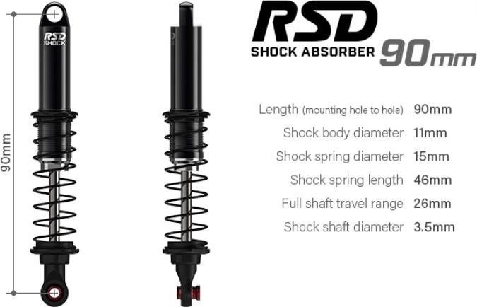 Image du produit Gmade Amortisseur RSD 90mm