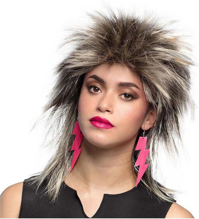 Boland Ohrringe Flash:80er Jahre Disco Accessoires (One Size)