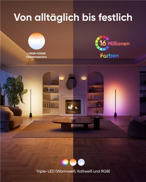 Produktbild eufy Indoor Floor Lamp E10 (1500 lm)