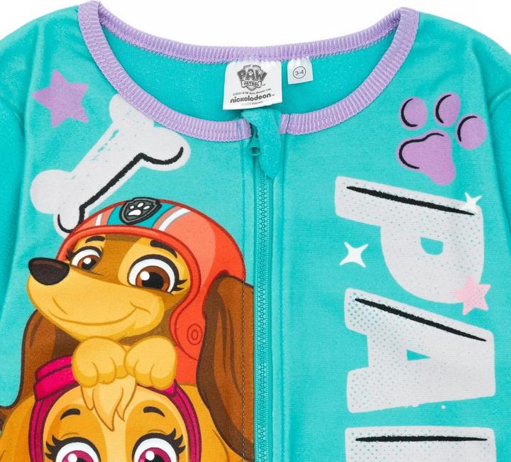Actual product image Paw Patrol Childrens/Kids Characters All-In-One Nightwear (110)