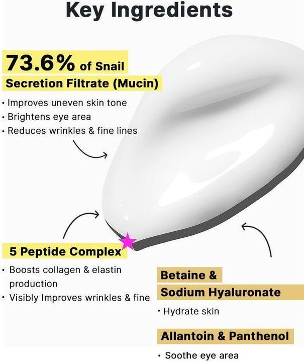 Produktbild Cosrx Advanced Snail Peptide Eye Cream (Crème, 25 ml, Tag, Nacht)
