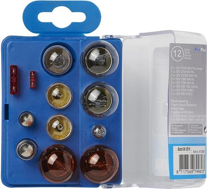 Actual product image ProPlus Lamp replacement box for trailers & caravans 12 pieces